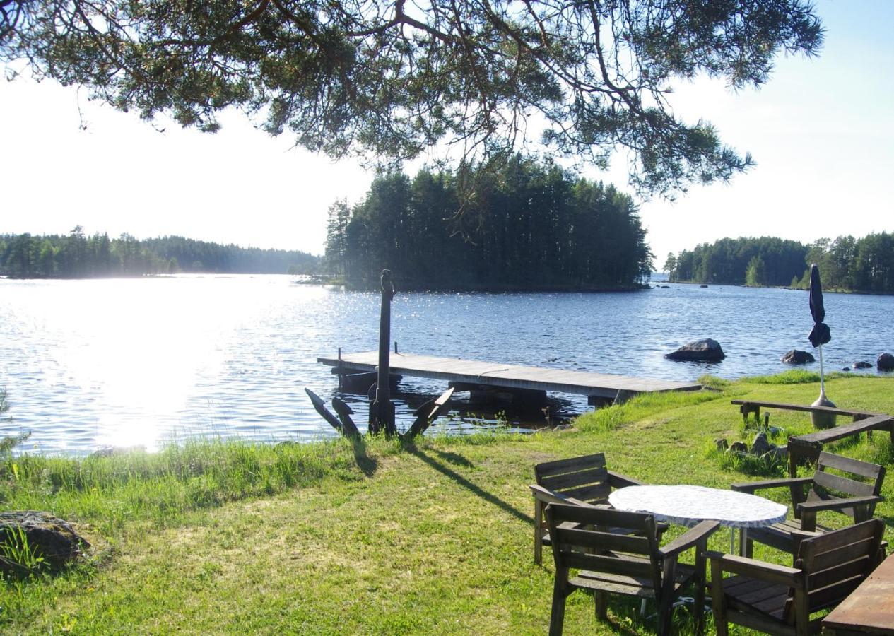 Stugor Storsjoens Strand Hackas Bagian luar foto